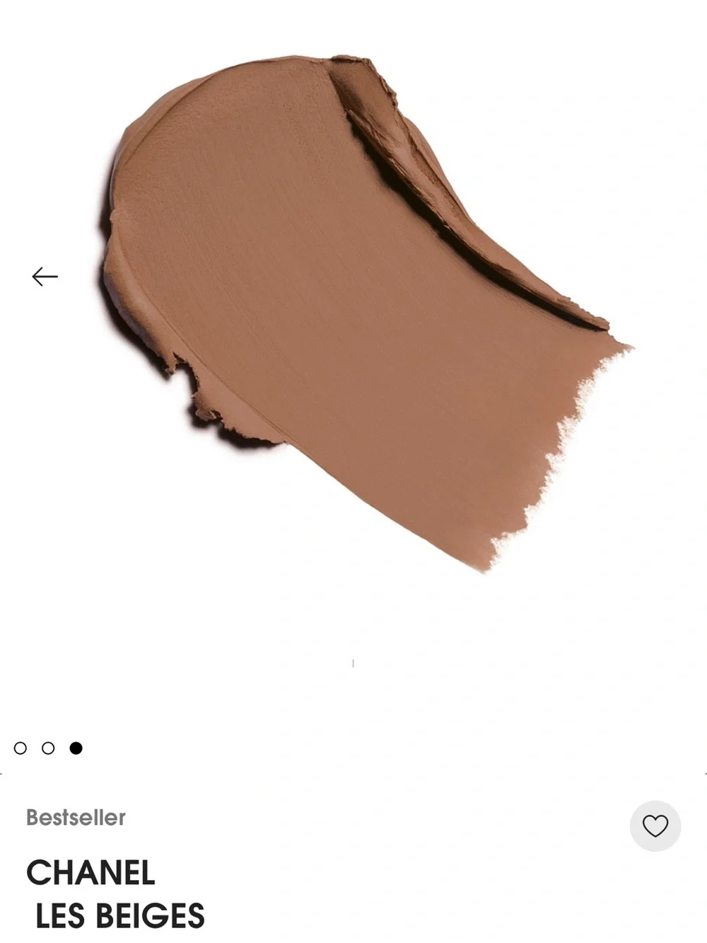 CHANEL Les Beiges Healthy Glow Bronzing Cream-Gel Bronzer